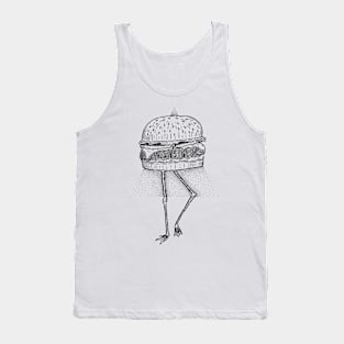 Hamburger Flamingo Tank Top